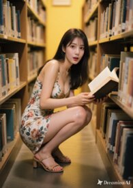 圖書館的條碼掃描槍-乳房與痣
